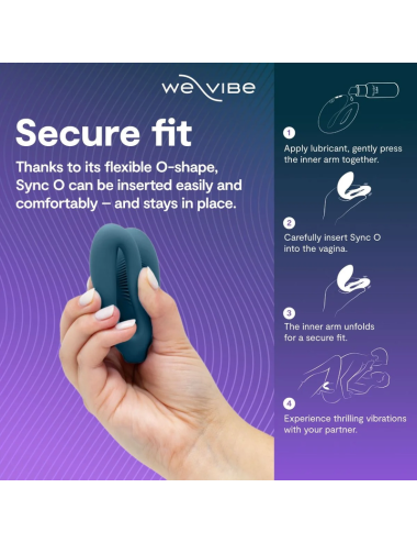 WE-VIBE - VIBRATORE PER COPPIE REGOLABILE SYNC 2, VERDE VELLUTO