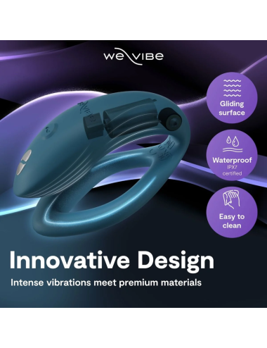 WE-VIBE - VIBRATORE PER COPPIE REGOLABILE SYNC 2, VERDE VELLUTO