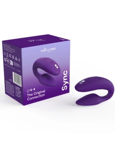 WE-VIBE - VIBRATORE PER COPPIE REGOLABILE SYNC 2 VIOLA