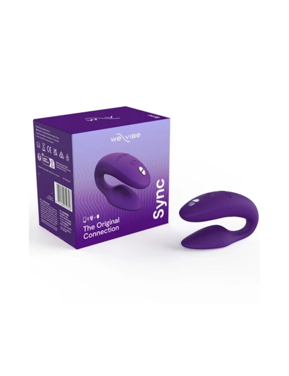 WE-VIBE - VIBRATORE PER COPPIE REGOLABILE SYNC 2 VIOLA