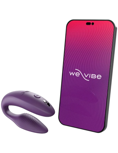 WE-VIBE - VIBRATORE PER COPPIE REGOLABILE SYNC 2 VIOLA
