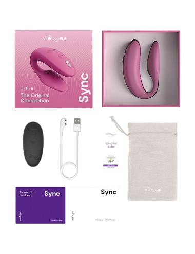 WE-VIBE - VIBRATORE DI COPPIA REGOLABILE SYNC 2 ROSA