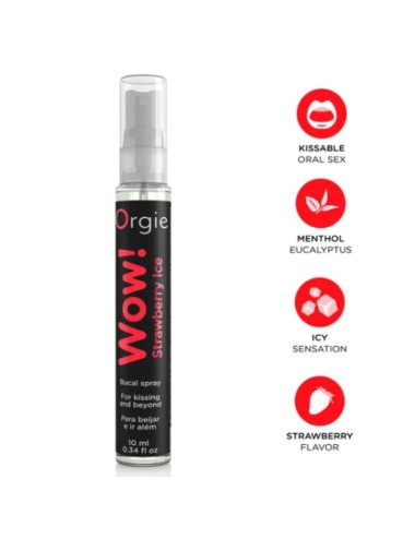 ORGIE - WOW! SPRAY BUCCALE ALLA FRAGOLA GHIACCIATA 10 ML