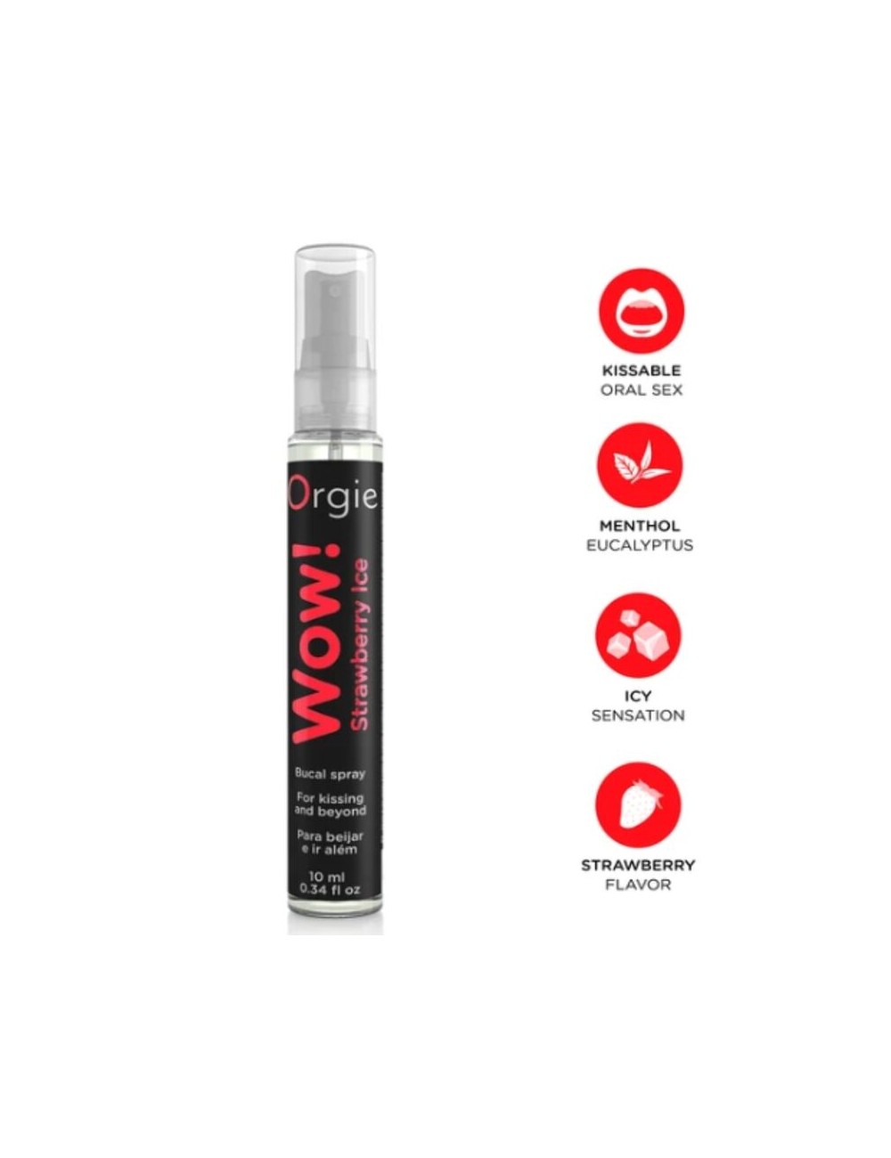 ORGIE - WOW! SPRAY BUCCALE ALLA FRAGOLA GHIACCIATA 10 ML